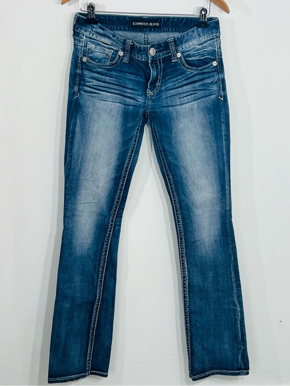 Express Barely Boot Cut Stella Low Rise Casual Streetwear 5 Pocket Design Sz 6L
